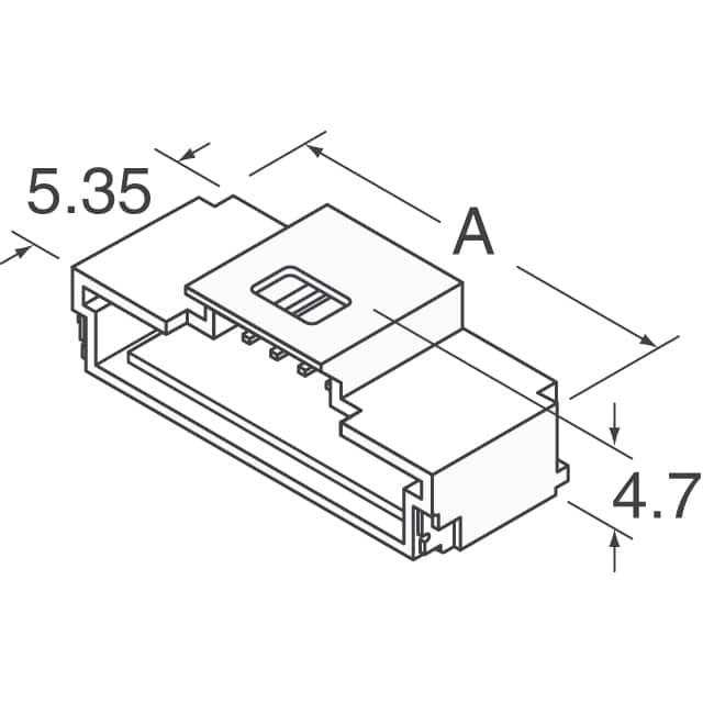 5015681407 Molex  Embases à broches mâles